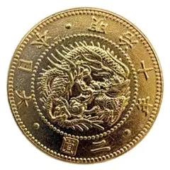 レプリカ20円金貨 大日本 明治3年 二十圓 直径35.1mm 重さ23.6g - メルカリ