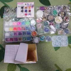 レジン、ネイル用パーツセット 多色