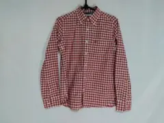 良品！AIGLE☆エーグル　チェック柄長袖シャツ　サイズXS