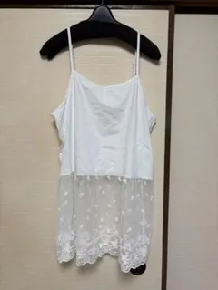 チ*ラ様 レース切り替えキャミ