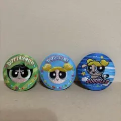 パワーパフガールズ　刺繍缶バッジ