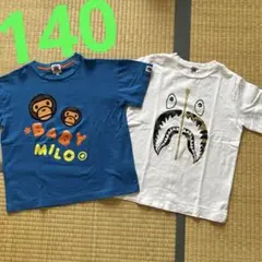 BAPE KIDS Tシャツ 2枚セット - メルカリ