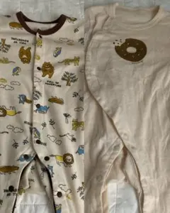 西松屋 ロンパース 60〜70 2枚セット 長袖