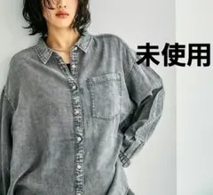 ピュアルセシン ヴィンテージライクデニムチュニックシャツ - メルカリ
