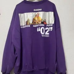 SHINEMIX パープル スウェット トレーナー