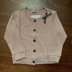 キッズ　カーディガン　ピンク　100cm