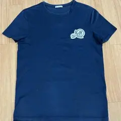 人気☆ MONCLER ダブルロゴ ポロシャツ ネイビー サイズXS 3S631