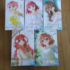 BANDAI 百等分の花嫁 フィギュア 5体セット