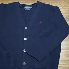 【ワケあり割安】Ralph Lauren ラムウール100% カーディガン