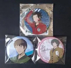 ワールドトリガー 嵐山准 太刀川慶 忍田真史 缶バッジ 3点