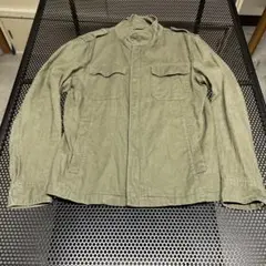 00s OLD UNIQLO 綿×麻 military UTILITY