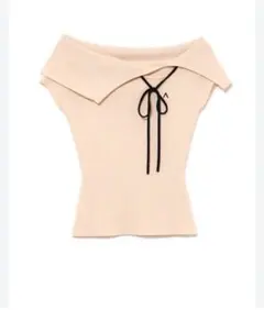 andmary Amari ribbon tops IVORY - メルカリ