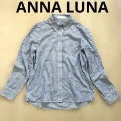 ANNA LUNA ブラウス　ビジュー　ストライプ襟シャツのサムネイル