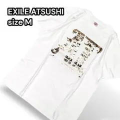 EXILEアツシ ライブツアーTシャツ 2016 綿100% 箔プリント【M】白