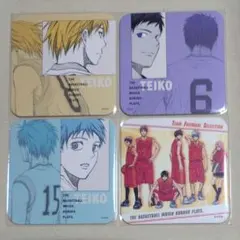 黒子のバスケ コースター 4枚セット