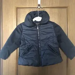 COMME CA ISM ネイビー ダウンコート 90cm