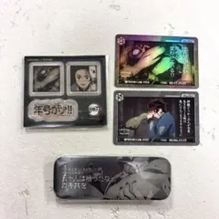 【匿名配送】鬼滅の刃 ダイニング お楽しみくじ 炭治郎 手鬼 4点セット 立志編