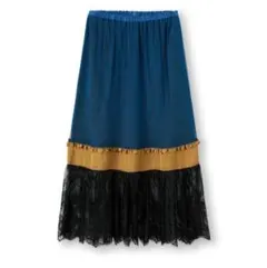 新品・タグ付 S GU undercover コンビネーション ロングスカート