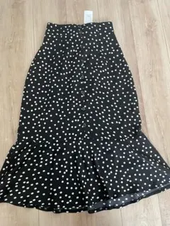 tocco closet ドット柄バックレースアップマーメイドスカートのサムネイル