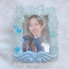 【最終値下げ】#018 ホイップデコ/硬質トレカケース/水色