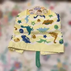 おでかけ恐竜柄 ループ付きタオル　新品　未使用