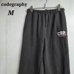 codegraphy　スウェット　M　グレー　ロゴ　ゆったりのサムネイル