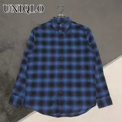 UNIQLO オンブレ チェック ネルシャツ 好配色 y2k シャドーチェック