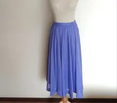アーバンリサーチ　ロッソ　薄い青 フレアスカートのサムネイル