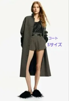 最終値下げ　H&MウールブレンドマキシコートS
