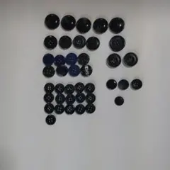 プラスチック・木製・メタル 各種ボタン色々約160個