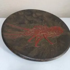 古陶器 飾り皿 伊勢海老文様 時代物 アンティーク　直径約31cm 古陶器 飾り皿 伊勢海老文様 時代物 アンティーク 直径約31cm - メルカリ