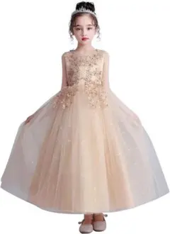 子供ドレス ピアノ発表会 女の子フォーマル ロングドレス 結婚式 入園式 140