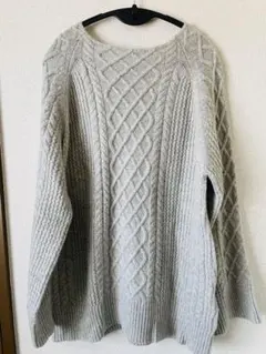 Spick & Span ハミルトンラムズウール　ケーブルニット