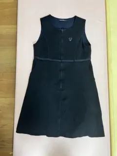 ファミリアワンピース120cmネイビー