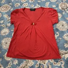 Salvatore Ferragamo 半袖トップス S 赤