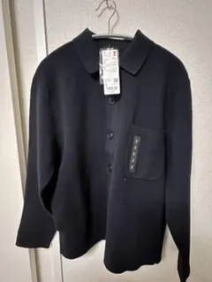 【新品未使用・タグ付き】ミラノリブシャツカーディガン