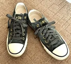 CONVERSE オールスター ローカット ベルベット カーキ 22.5