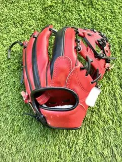 【北米キップ】硬式 内野手用グラブ Dリング・指当て仕様 都市対抗選手実使用のサムネイル