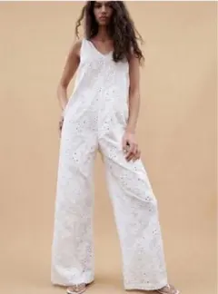 2026年最新】ZARA カラー：ホワイト系 レディース サロペット