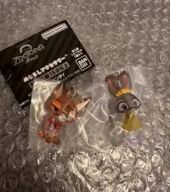 ズートピア2 めじるしアクセサリー ニック　ジュディ　カプセルトイ　正規品