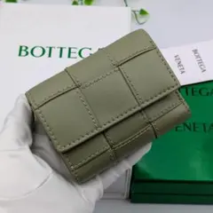 ボッテガヴェネタ カセット 三つ折りウォレット ステッチ 日本限定 トラバーチン