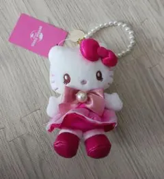 ハローキティ ドレス付きキーホルダー