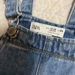 ザラベイビー　ジャンバースカート86 デニム　美品!!