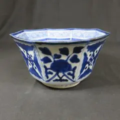 源右衛門窯　染錦栗絵　八角鉢 極美品】源右衛門 染錦赤濃牡丹絵 八角 鉢 皿 - メルカリ