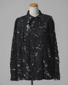 新品】[hazama]鮮烈に滲む狂気のシャツブラウス - メルカリ