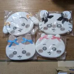 【新品未使用・圧縮なし】ちいかわ 低反発クッション～リボン～　4種コンプセット