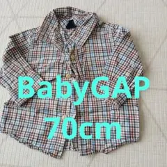 babyGap チェック柄シャツ 70cm