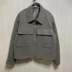 ROPÉ PICNIC ジャージーメルトンシリーズ ポケット付きジップブルゾン