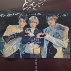 &team ポストカード ケイ フウマ マキ