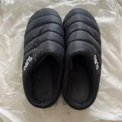 SUBU スリッポン ブラック 中綿 サンダル